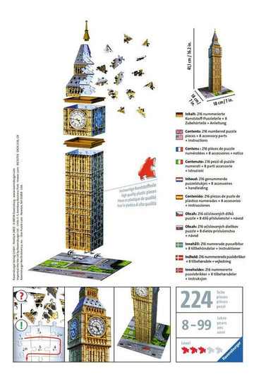 PUZZLE 3D BIG BEN 216PZ