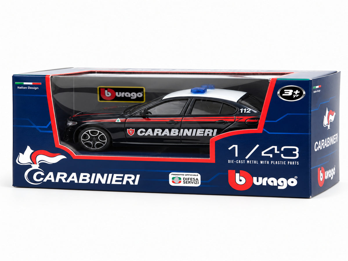 1:43 Bburago Alfa Romeo Giulia Carabinieri – Modellino