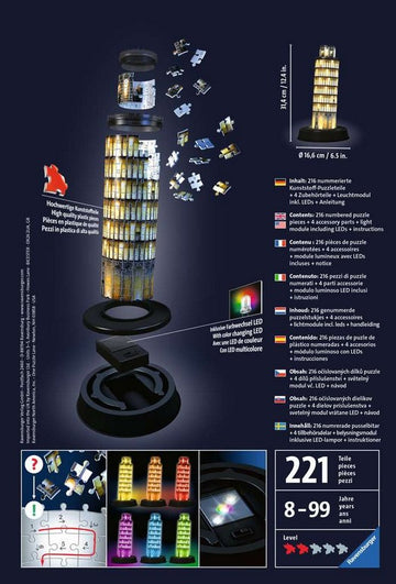 PUZZLE 3D TORRE DI PISA NIGHT ED.