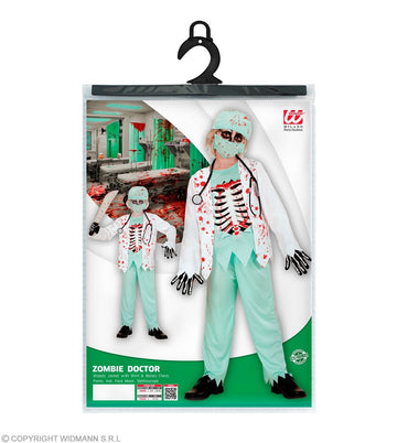COSTUME DOTTORE ZOMBIE 5-7 ANNI