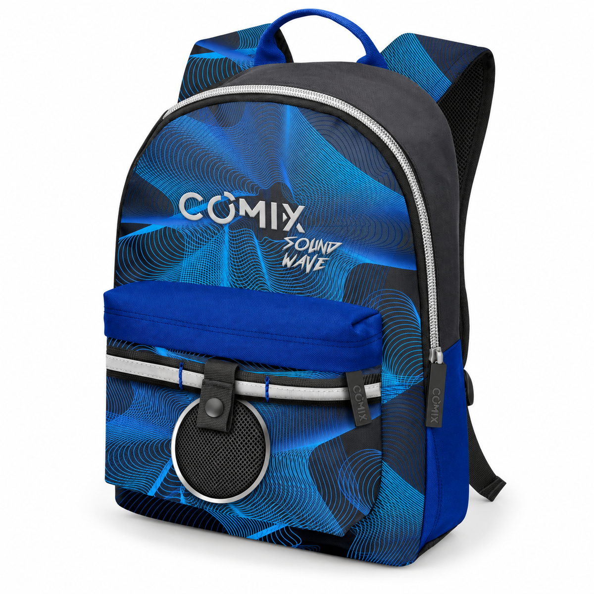 Comix Sound Wave – Zaino Americano Organizzato con Speaker Bluetooth