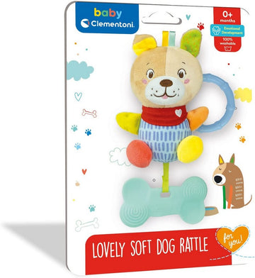 SOFT DOG RATTLE 2022-K-
