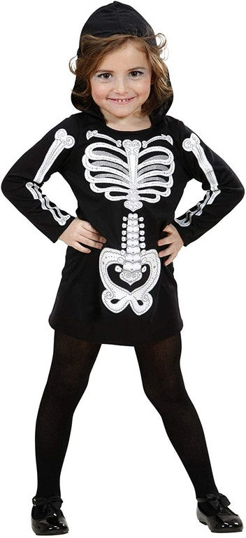 VESTITO SCHELETRO GLAMOUR 110 CM