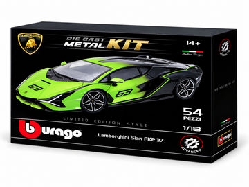 1:18 Bburago Lamborghini Sián FKP 37 Metal Kit – Modellino da Assemblare