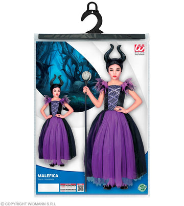 COSTUME MALEFICA TAGLIA 4-5 ANNI