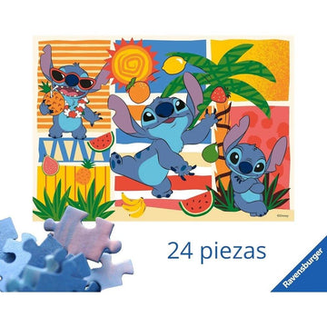Puzzle Disney Stitch Giant Floor 24 Pezzi Ravensburger