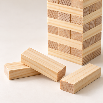 Goliath Jumbling Tower – Torre Instabile in Legno con 48 Blocchi