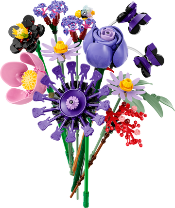 LEGO Botanicals & Editions 11507 Bouquet di Fiori di Olivia Rodrigo con 11 Fiori Artificiali, Idea Regalo per Bambine da 9+