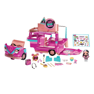 L.O.L. Surprise! Music Festival Tour Bus 249757 – Playset 5 in 1 con Bambolina Esclusiva
