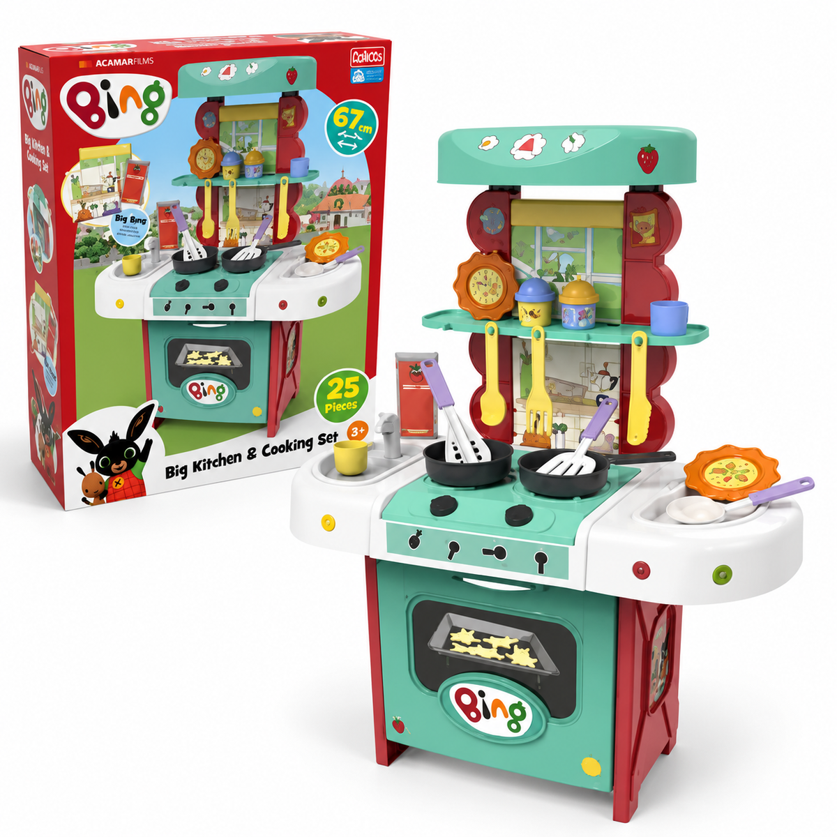 Bing Mega Cucina 67 cm con 29 Accessori – Bildo