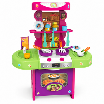 Masha e Orso Mega Cucina 67 cm con 29 Accessori – Bildo