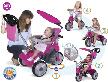 BABY TRIKE EASY EVOLUTION PINK