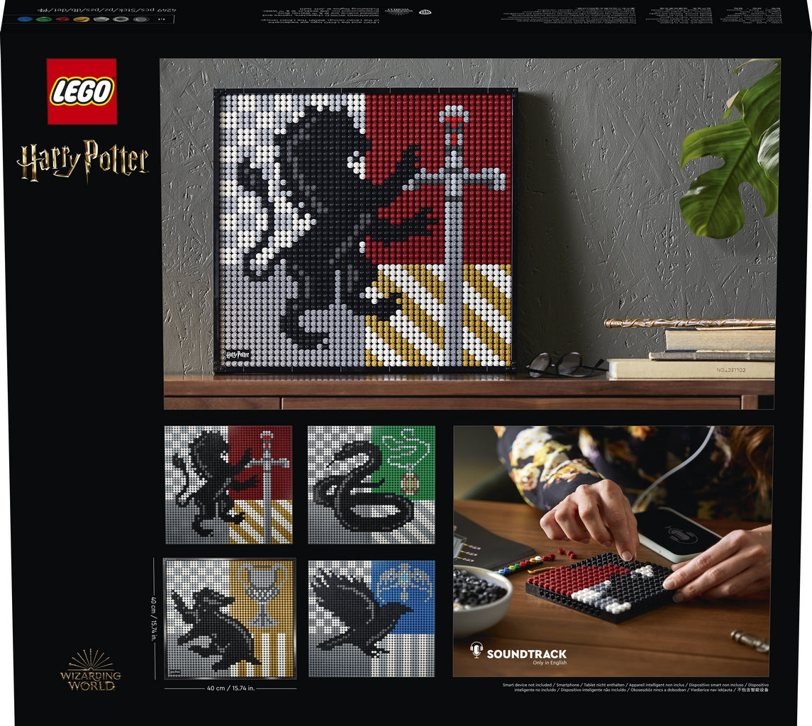 LEGO Art Harry Potter Stemmi di Hogwarts 31201