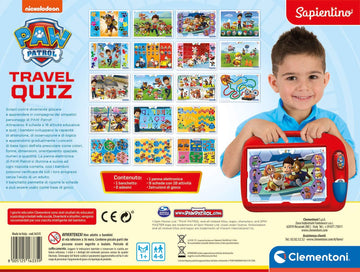 SAPIENTINO TRAVEL QUIZ PAW PATROL