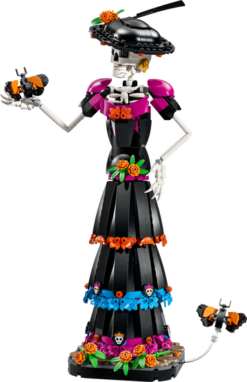 LEGO Ideas 21372 La Catrina, Kit Modellismo per Adulti con Scheletro, Fiori Finti e Farfalle Monarca, Idea Regalo Fai da Te