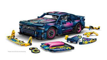LEGO Technic 42236 Auto Ford Mustang GT Custom Garage GT, Giocattolo con Motore V8, Sterzo HOG, Parti Intercambiabili, da 10+