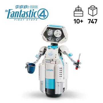 LEGO ǀ Marvel 76339 I Fantastici Quattro H.E.R.B.I.E. Action Figure di Robot Giocattolo da Collezione, Regalo per Bambini 10+