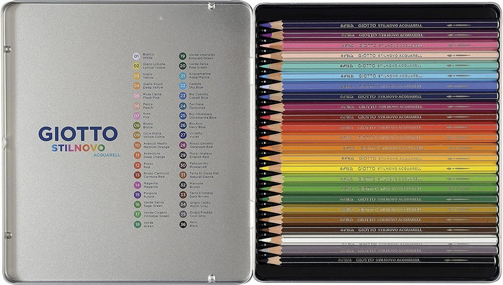 GIOTTO STILNOVO AQUARELL 24 PASTELL