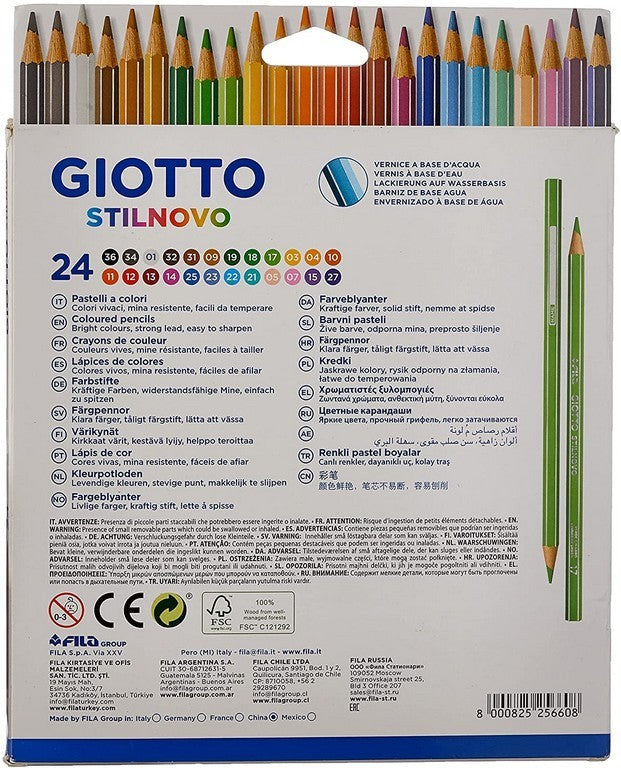 GIOTTO STILNOVO AQUARELL 24 PASTELL