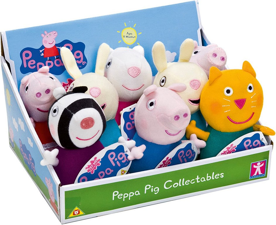 PELOUCHE PEPPA PIG8 SOGG ASS.18CM