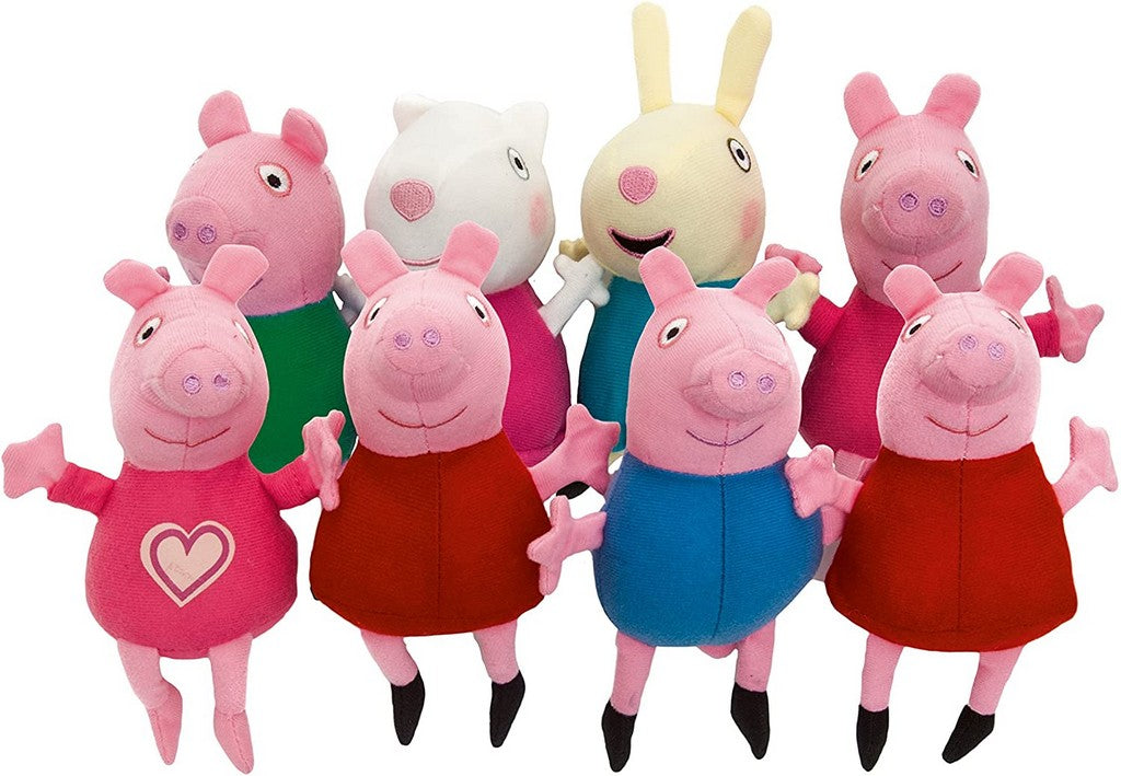 PELOUCHE PEPPA PIG8 SOGG ASS.18CM