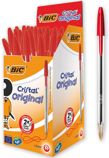 PENNA BIC ROSSA CRISTAL
