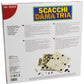 SCACCHI DAMA TRIA LEGNO