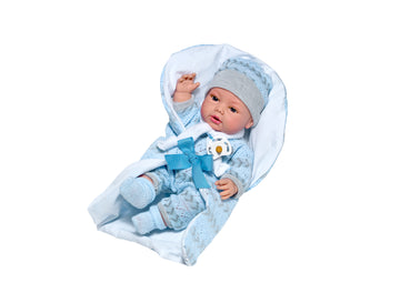 BEBE' AZZURRO C/PORTAINFANT CM.33