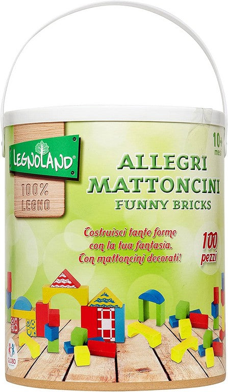 SECCHIELLO COSTRUZIONI LEGNO 100PZ