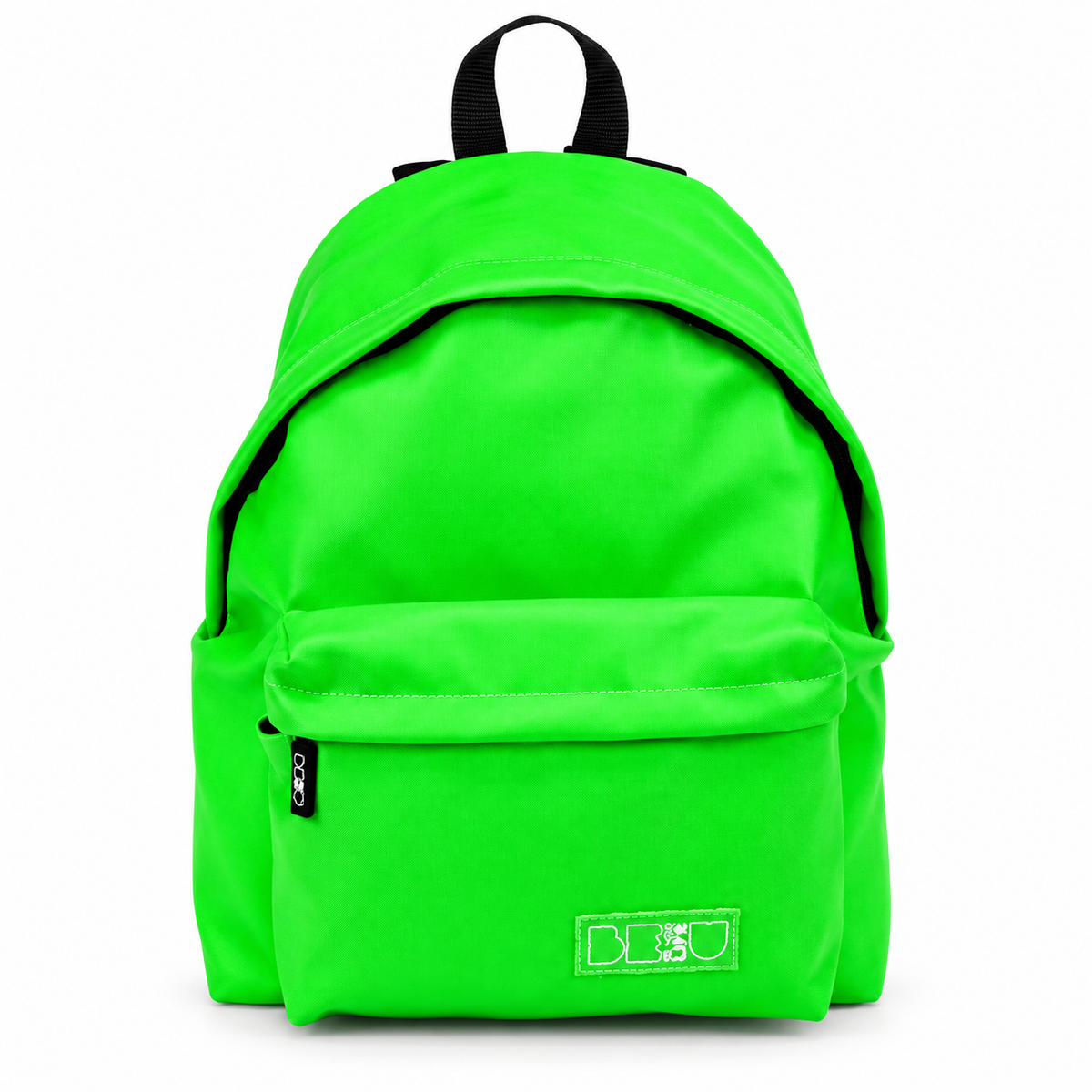 BE-U Freetime – Zaino Verde Fluo con Tasca Frontale