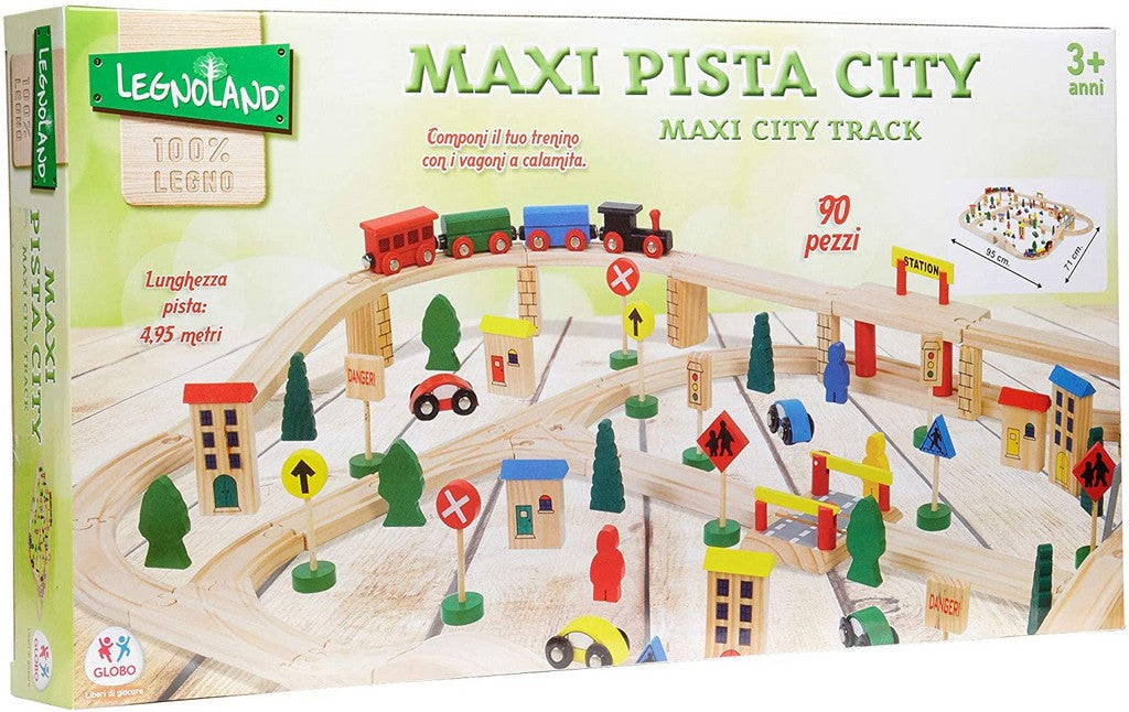 PISTA TRENO IN LEGNO C/ACC.