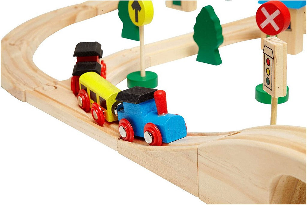 PISTA TRENO IN LEGNO C/ACC.