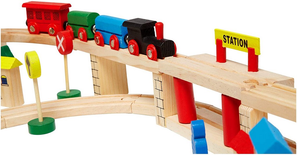 PISTA TRENO IN LEGNO C/ACC.