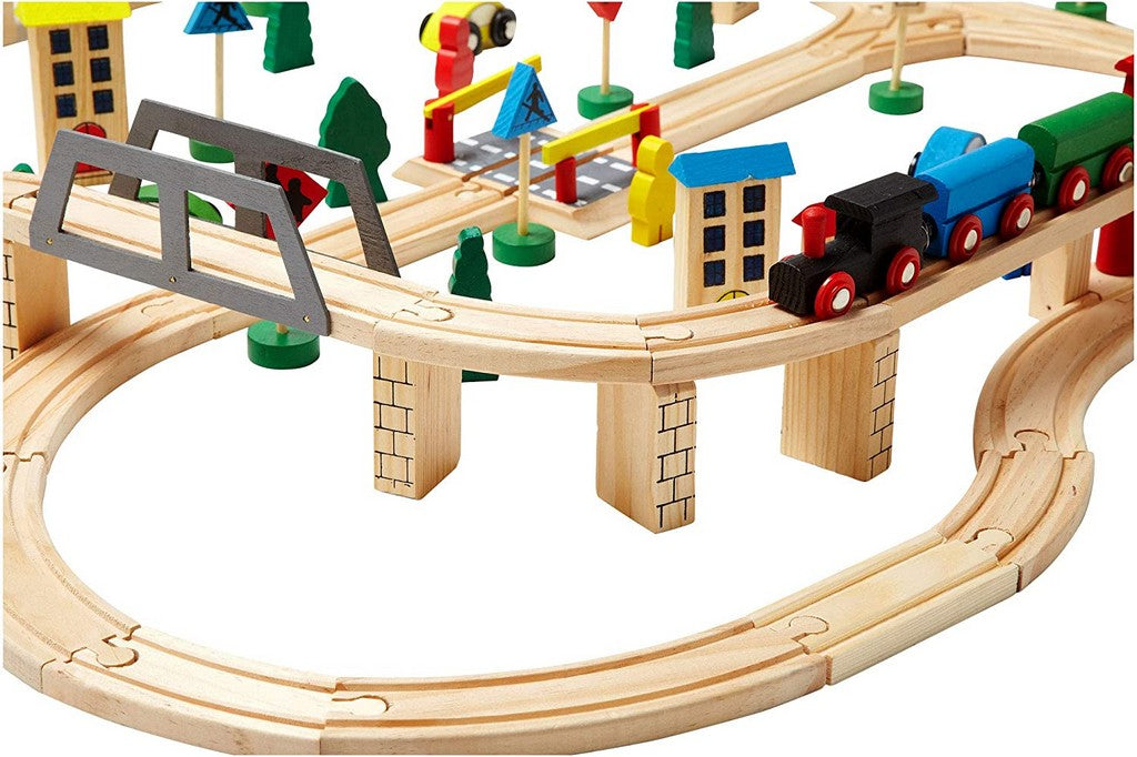 PISTA TRENO IN LEGNO C/ACC.