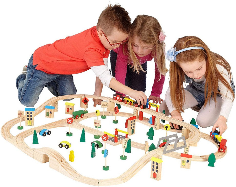 PISTA TRENO IN LEGNO C/ACC.