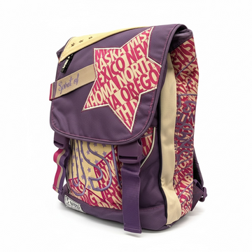 Spirit USA Violet – Zaino Scuola con Patta 40 cm