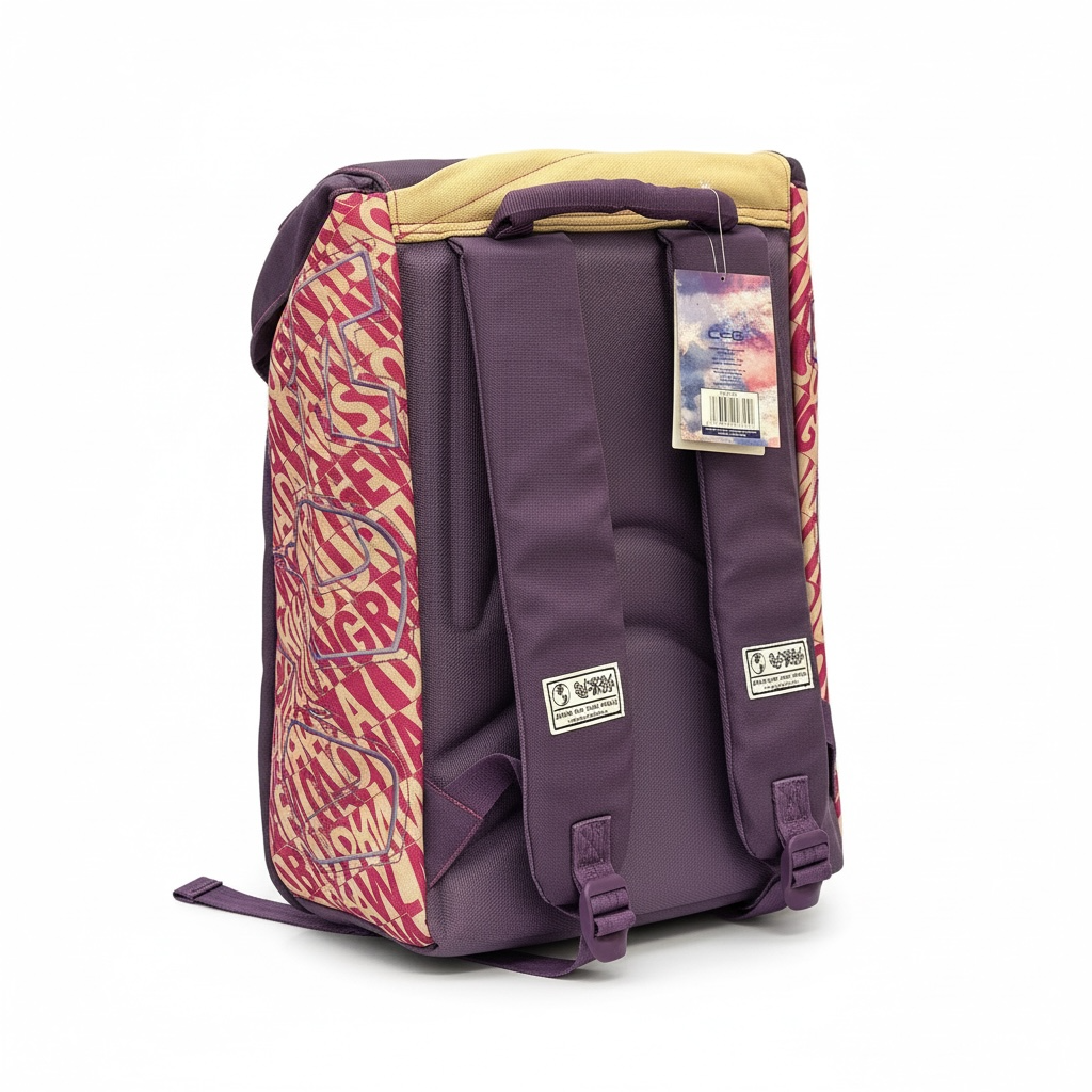 Spirit USA Violet – Zaino Scuola con Patta 40 cm