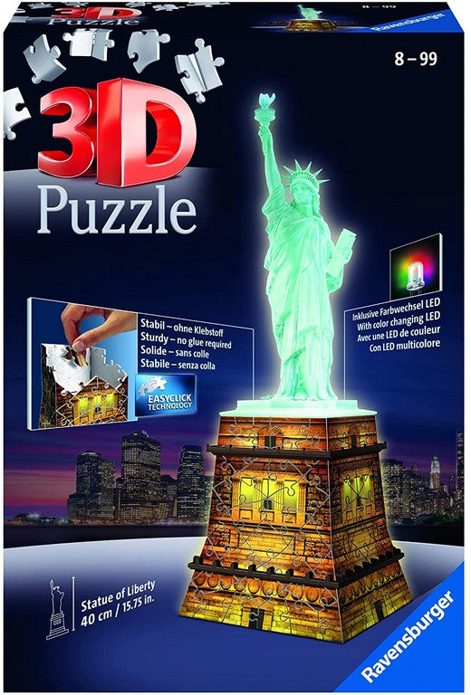 PUZZLE 3D STATUA LIBERTA' NIGHT ED.