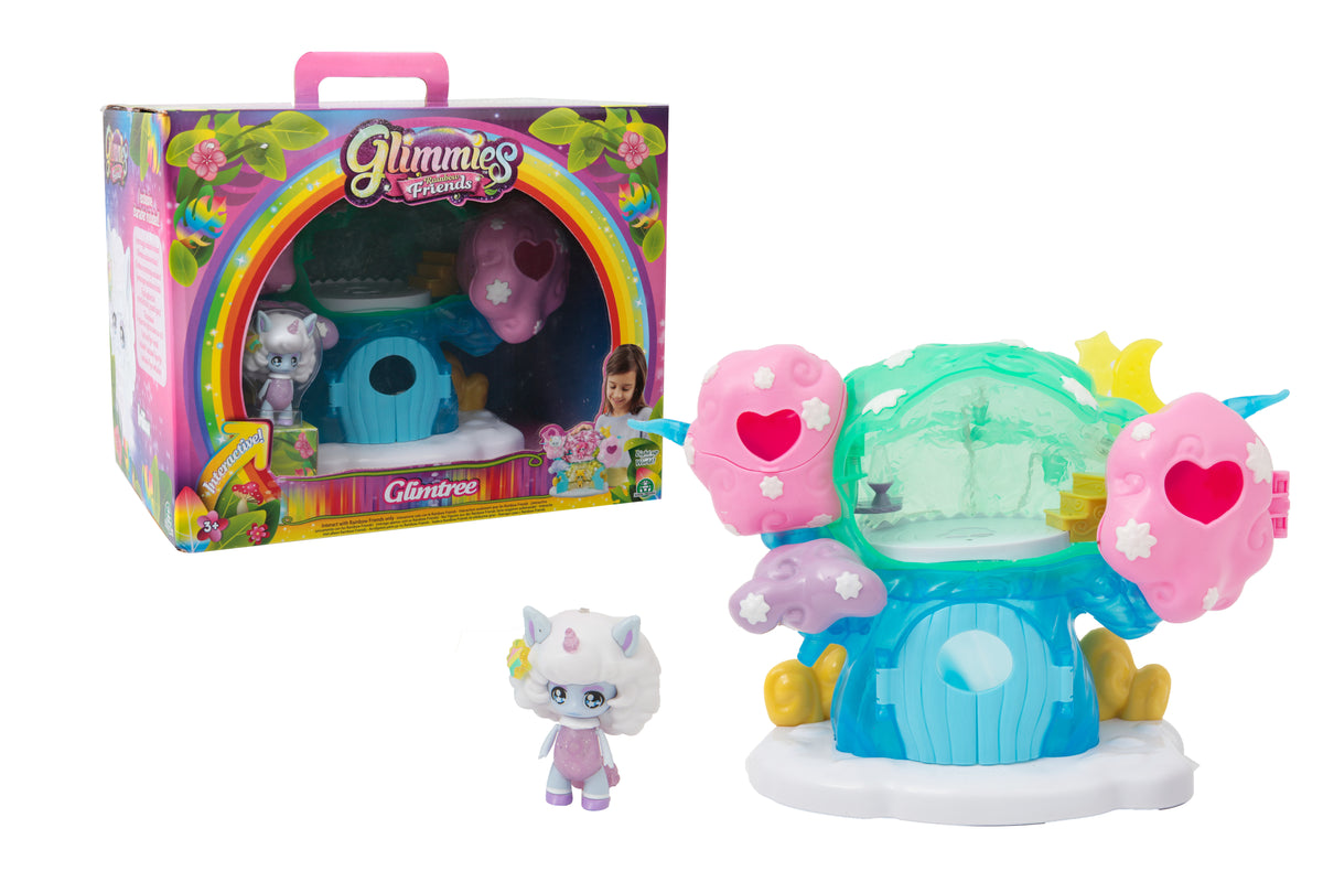Glimmies Rainbow Friends GlimTree Albero Luminoso con Mini Doll Esclusiva