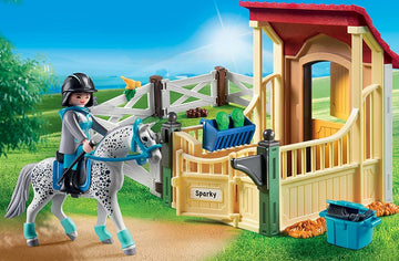STALLA CON CAVALLO APPALOOSA PY6935