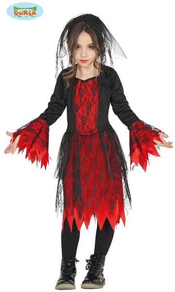 COSTUME RAGAZZA GOTICA 5-6 ANNI