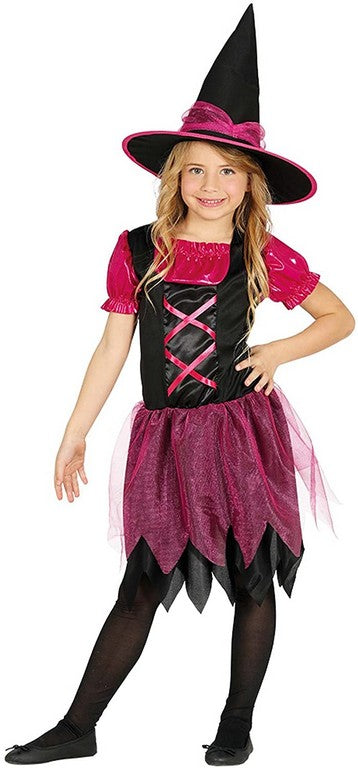 COSTUME STREGA GLITTER 7-9 ANNI