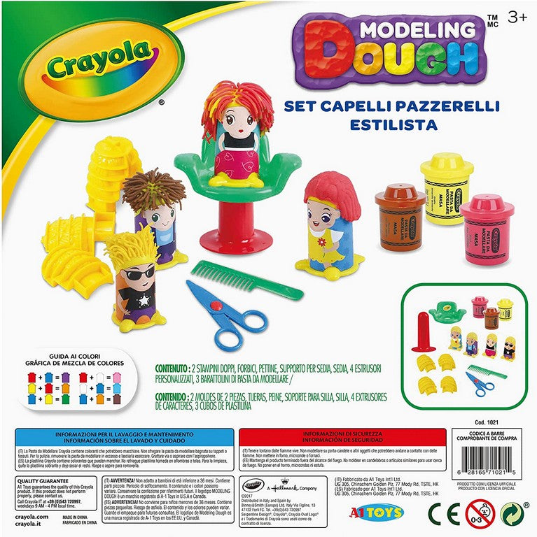CRAYOLA SET CAPELLI PASTA DA MODELL