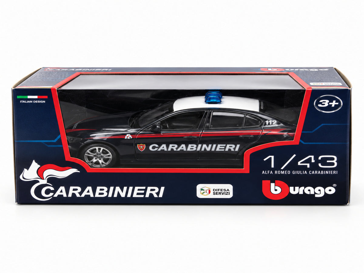 1:43 Bburago Alfa Romeo Giulia Carabinieri – Modellino