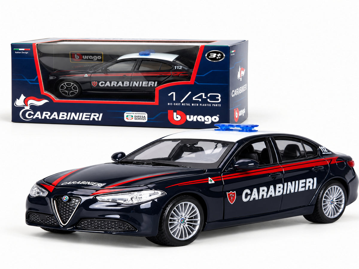 1:43 Bburago Alfa Romeo Giulia Carabinieri – Modellino