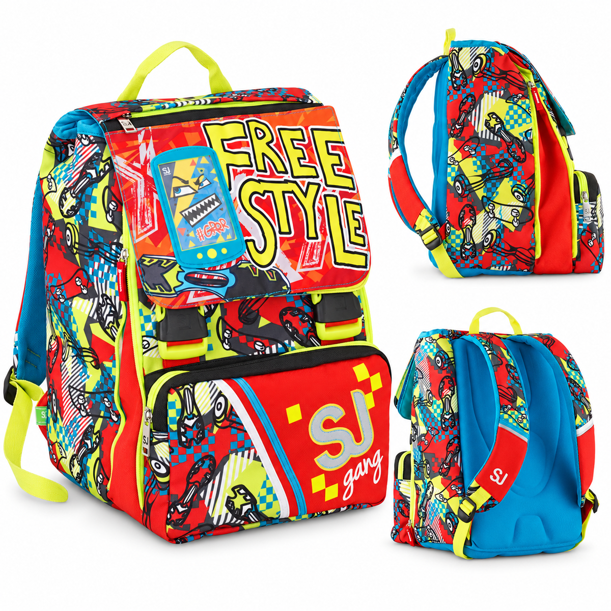 Seven SJ Gang Boy – Zaino Scuola Sdoppiabile con Flip System