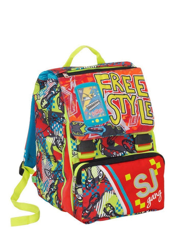 Seven SJ Gang Boy – Zaino Scuola Sdoppiabile con Flip System