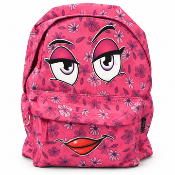 Zaino Americano Faccine Fucsia con 3 Scomparti – Scuola e Tempo Libero
