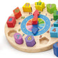 PUZZLE OROLOGIO CM.22 LEGNO