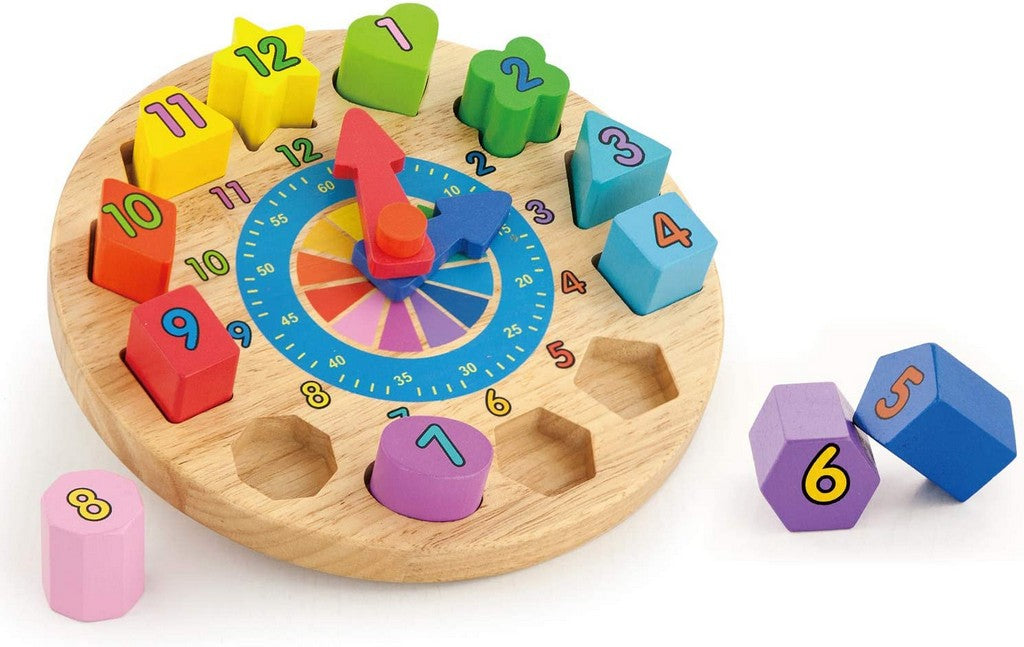 PUZZLE OROLOGIO CM.22 LEGNO